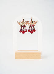 Boucles d’oreilles rouge KONPLOTT pour femme seconde vue