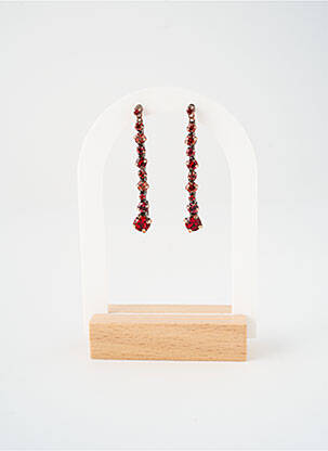Boucles d’oreilles rouge KONPLOTT femme