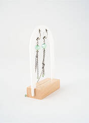 Boucles d’oreilles vert KONPLOTT pour femme seconde vue