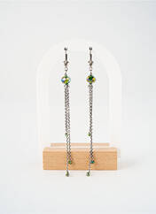 Boucles d’oreilles vert KONPLOTT pour femme seconde vue