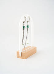 Boucles d’oreilles vert KONPLOTT pour femme seconde vue