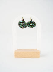 Boucles d’oreilles vert KONPLOTT pour femme seconde vue
