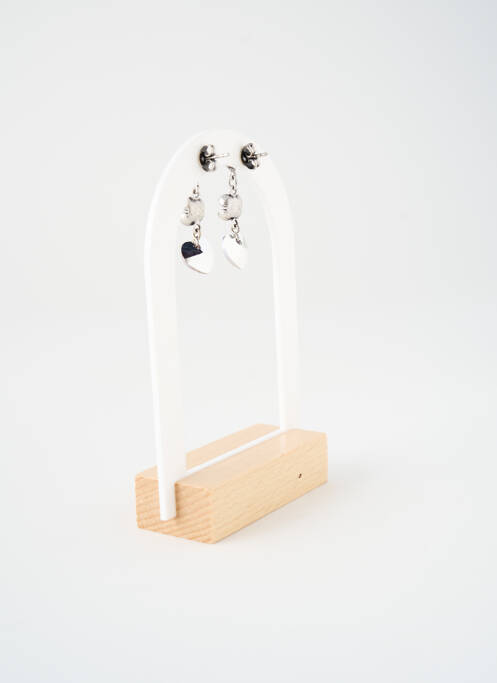 Boucles d’oreilles ornement oxyde de zirconium rose KONPLOTT femme