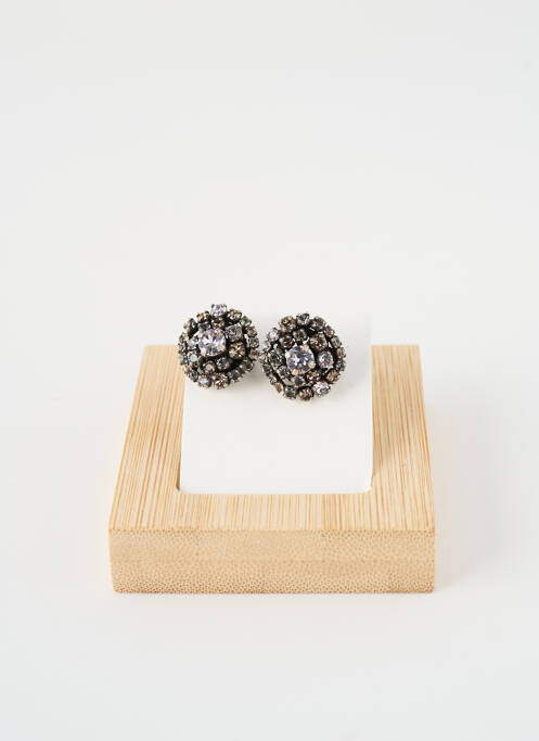 Boucles d’oreilles ornement oxyde de zirconium argent KONPLOTT femme