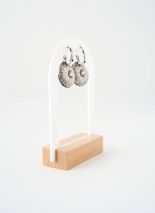 Boucles d’oreilles ornement oxyde de zirconium noir KONPLOTT femme