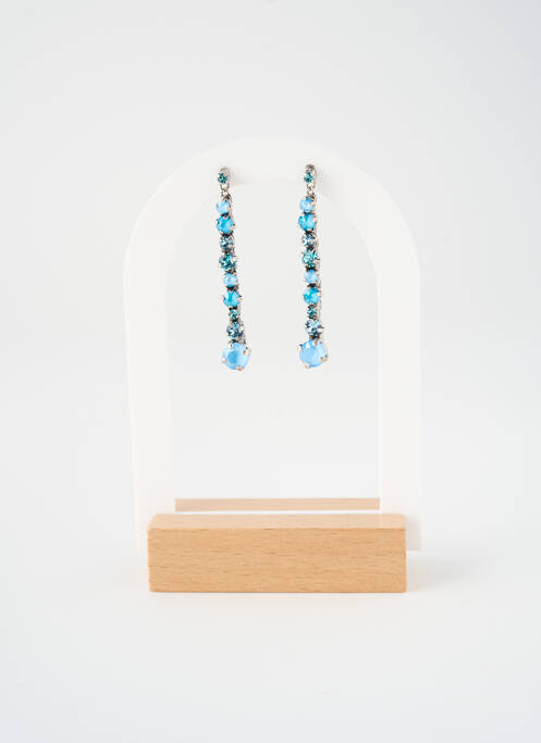 Boucles d’oreilles bleu KONPLOTT pour femme