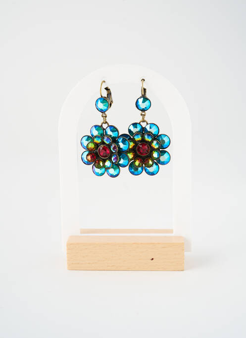 Boucles d’oreilles bleu KONPLOTT pour femme