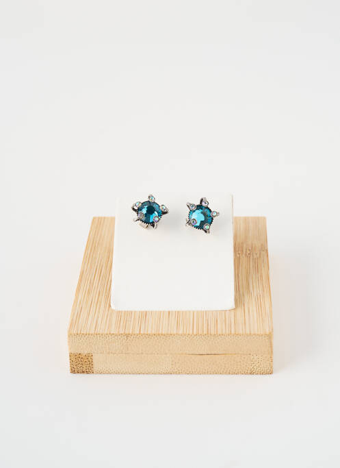 Boucles d’oreilles bleu KONPLOTT pour femme