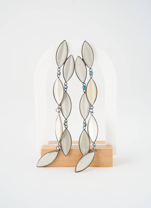 Boucles d’oreilles argent KONPLOTT femme