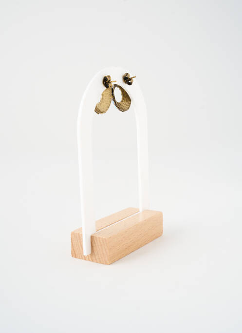 Boucles d’oreilles jaune KONPLOTT pour femme