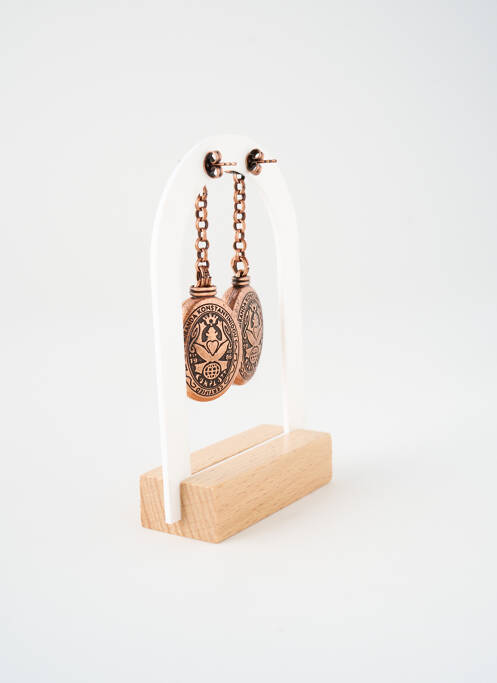 Boucles d’oreilles rose KONPLOTT femme