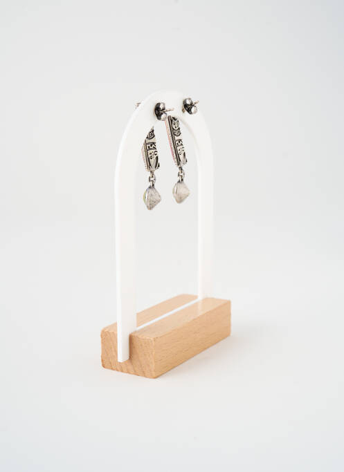 Boucles d’oreilles rose KONPLOTT pour femme