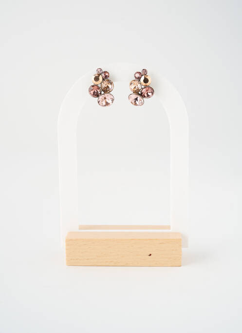 Boucles d’oreilles rose KONPLOTT pour femme