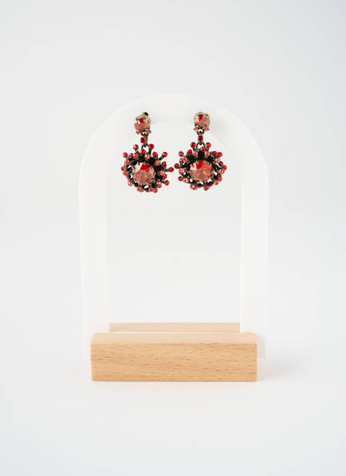 Boucles d’oreilles rouge KONPLOTT pour femme