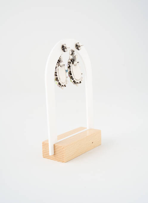 Boucles d’oreilles vert KONPLOTT femme