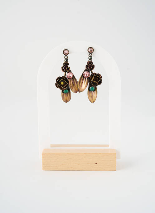 Boucles d’oreilles vert KONPLOTT pour femme