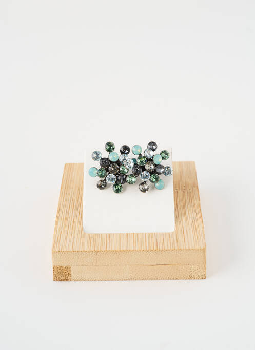 Boucles d’oreilles vert KONPLOTT pour femme