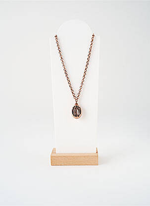 Collier matériaux métal rose KONPLOTT femme