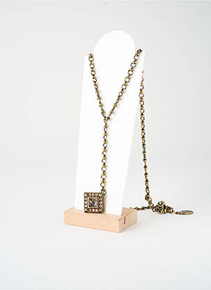 Collier ornement oxyde de zirconium or KONPLOTT femme