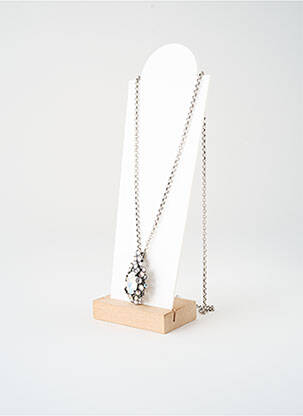 Collier ornement oxyde de zirconium argent KONPLOTT femme