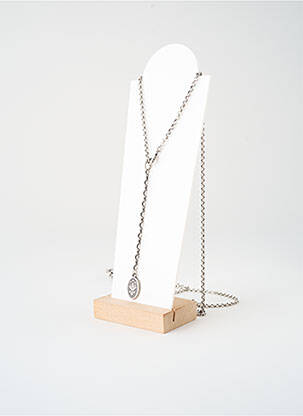 Collier ornement oxyde de zirconium argent KONPLOTT femme
