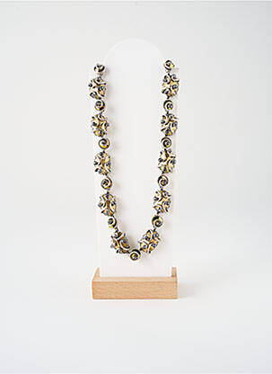 Collier ornement oxyde de zirconium argent KONPLOTT femme