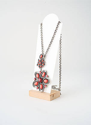 Collier ornement oxyde de zirconium argent KONPLOTT femme