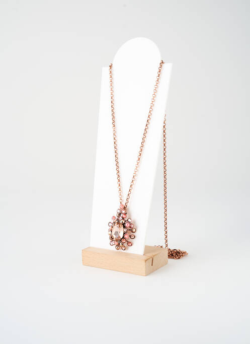 Sautoir ornement oxyde de zirconium rose KONPLOTT femme
