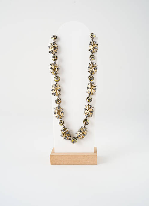 Collier ornement oxyde de zirconium argent KONPLOTT femme
