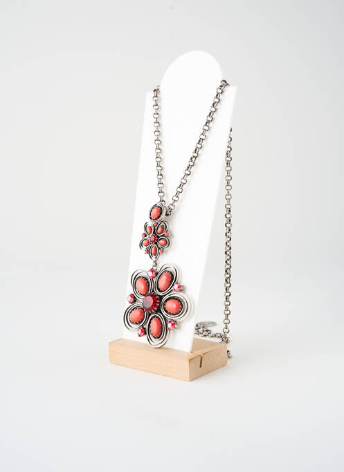 Collier ornement oxyde de zirconium argent KONPLOTT femme