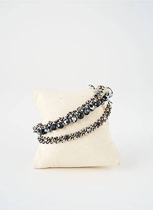 Bracelet fermeture fermoir clips argent KONPLOTT femme