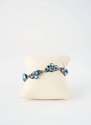 Bracelet ornement oxyde de zirconium bleu KONPLOTT femme