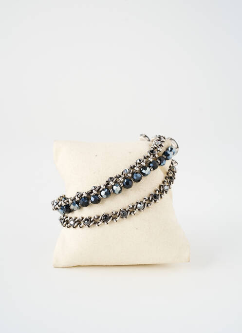 Bracelet fermeture fermoir clips argent KONPLOTT femme