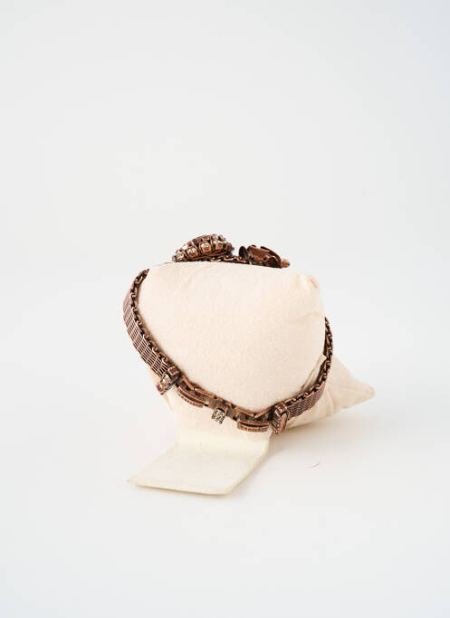 Bracelet fermeture fermoir clips rose KONPLOTT femme