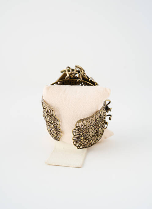Bracelet manchette matériaux métal vert KONPLOTT femme