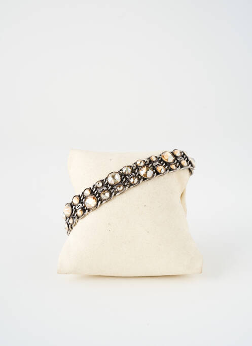 Bracelet fermeture fermoir clips argent KONPLOTT femme