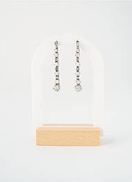 Boucles d’oreilles ornement oxyde de zirconium argent KONPLOTT femme