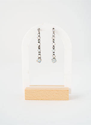Boucles d’oreilles ornement oxyde de zirconium argent KONPLOTT femme