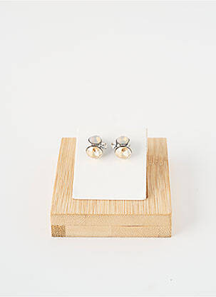 Boucles d’oreilles ornement oxyde de zirconium argent KONPLOTT femme