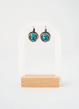 Boucles d’oreilles bleu KONPLOTT femme