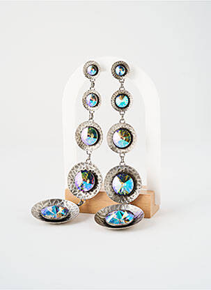 Boucles d’oreilles argent KONPLOTT femme