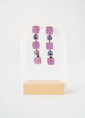 Boucles d’oreilles violet KONPLOTT pour femme seconde vue