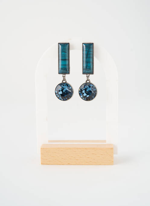 Boucles d’oreilles bleu KONPLOTT pour femme