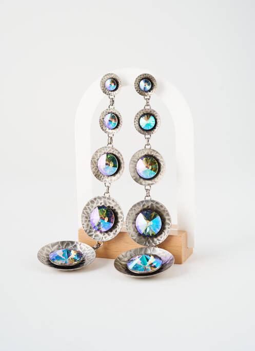 Boucles d’oreilles argent KONPLOTT pour femme