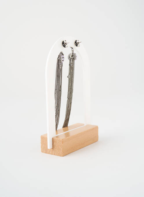 Boucles d’oreilles argent KONPLOTT femme