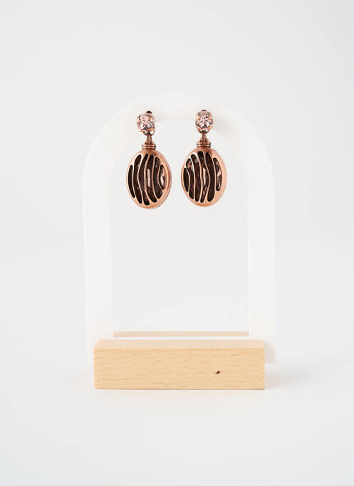 Boucles d’oreilles rose KONPLOTT femme