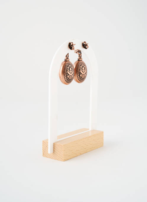 Boucles d’oreilles rose KONPLOTT femme