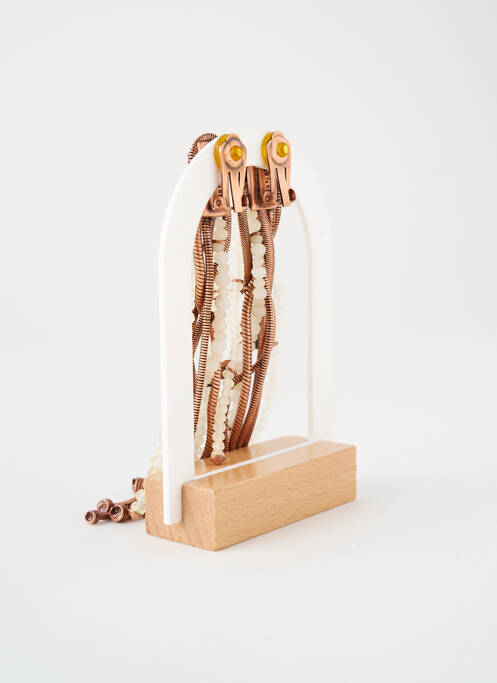 Boucles d’oreilles rose KONPLOTT pour femme