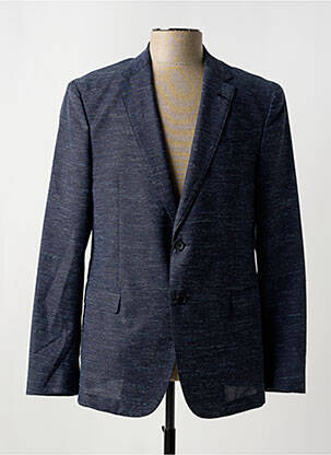 Blazer tissage chiné bleu HUGO BOSS homme