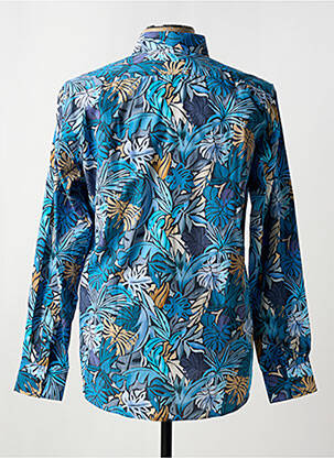 Chemise manches longues coupe cintrée bleu KARL LAGERFELD homme